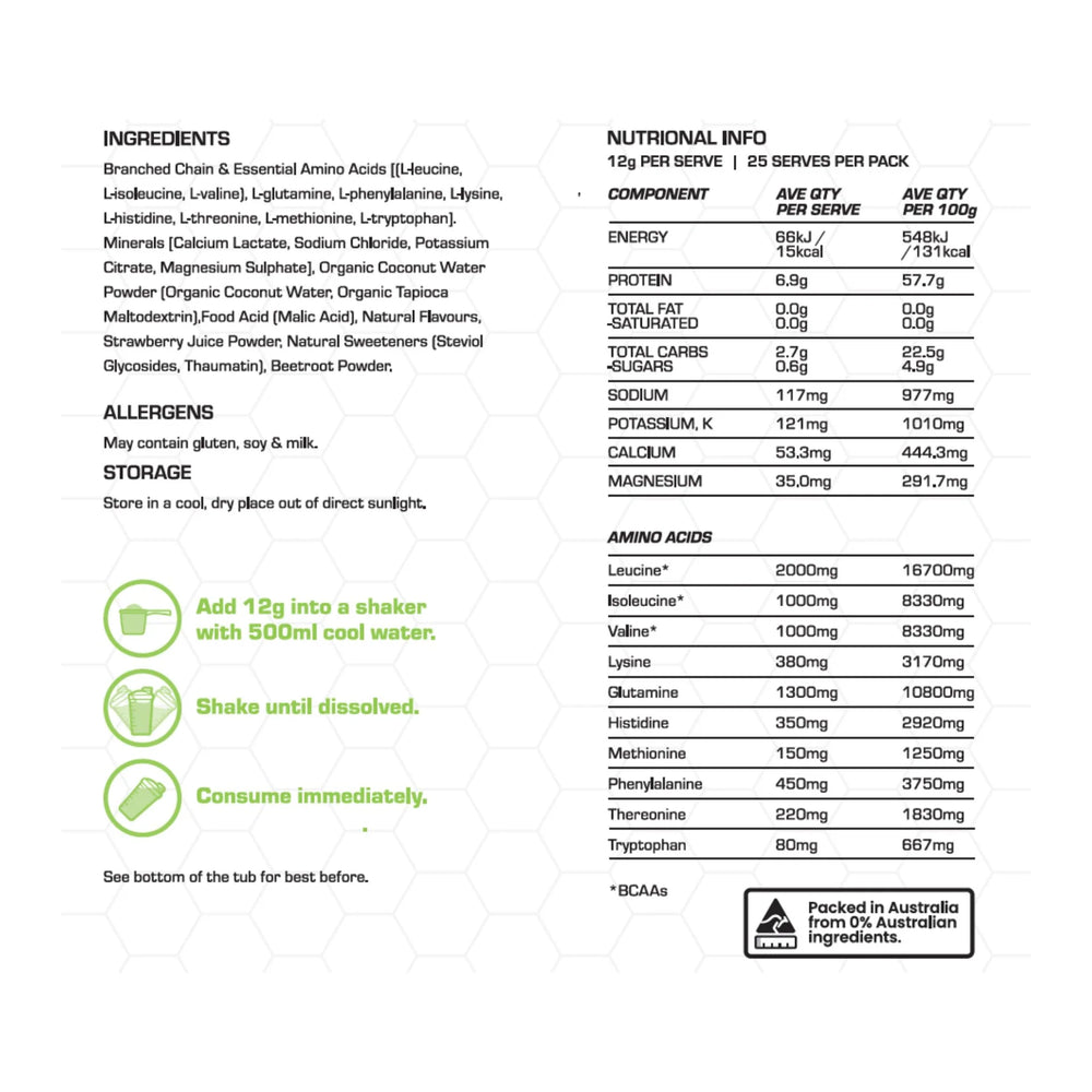 Ultimate EAA+ Electrolytes - Strawberry Watermelon